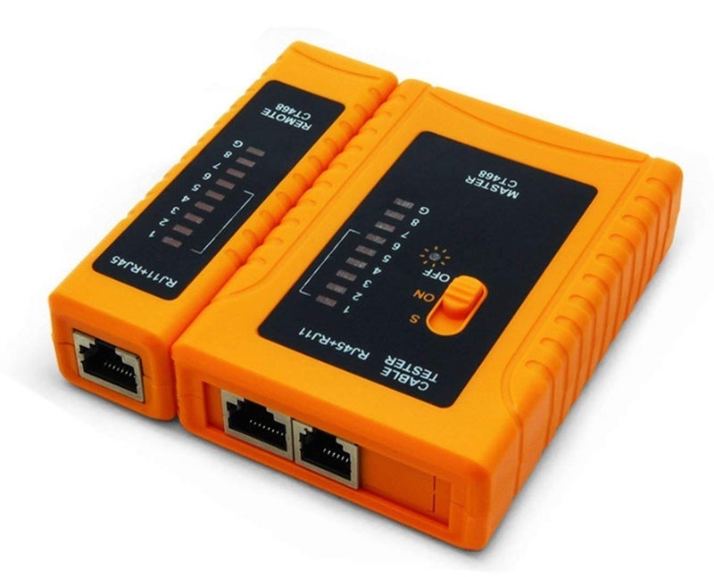 iMBAPrice - RJ45 Network Cable Tester for Lan Phone RJ45/RJ11/RJ12/CAT5/CAT6/CAT7 UTP Wire Test Tool - Image 1