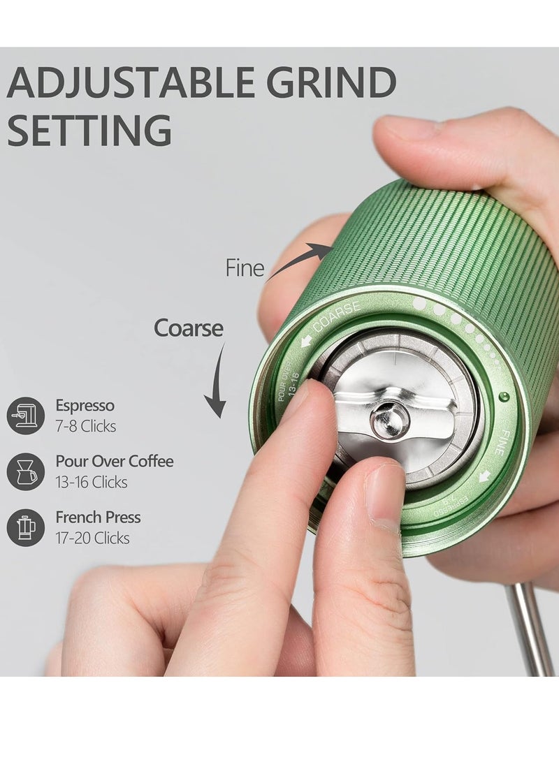 TIMEMORE Chestnut C3S Manual Coffee Grinder Solid Large Grain Condiment Grinder Settings Adjustable Multiple Grinding Modes Stainless Steel Non Slip Detachable Portable Suitable for Home Travel or Camping - Image 3