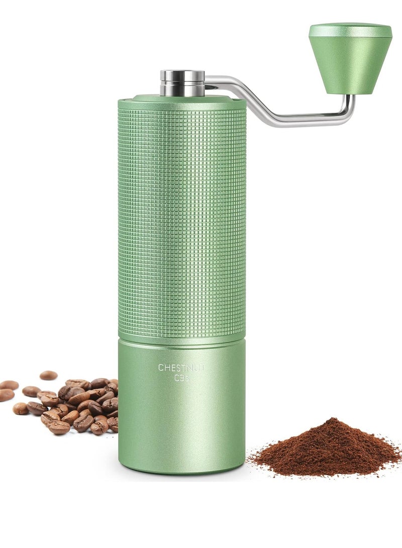 TIMEMORE Chestnut C3S Manual Coffee Grinder Solid Large Grain Condiment Grinder Settings Adjustable Multiple Grinding Modes Stainless Steel Non Slip Detachable Portable Suitable for Home Travel or Camping - Image 2