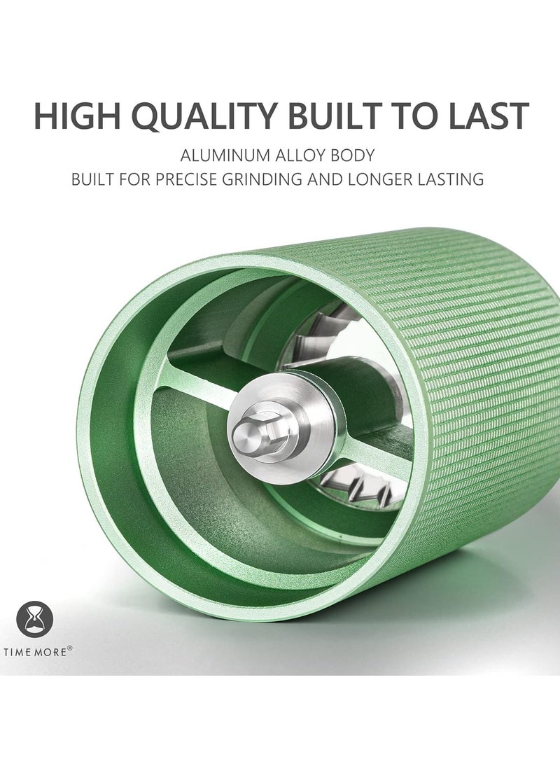 TIMEMORE Chestnut C3S Manual Coffee Grinder Solid Large Grain Condiment Grinder Settings Adjustable Multiple Grinding Modes Stainless Steel Non Slip Detachable Portable Suitable for Home Travel or Camping - Image 4