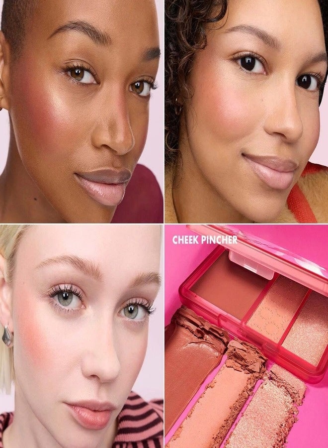 سيفورا مجموعة سيفورا من أحمر الخدود والفرش - 4 درجات لونية مشرقة مع فرشاة ناعمة | لون يدوم طويلاً لبشرة وردية طبيعية - Image 2