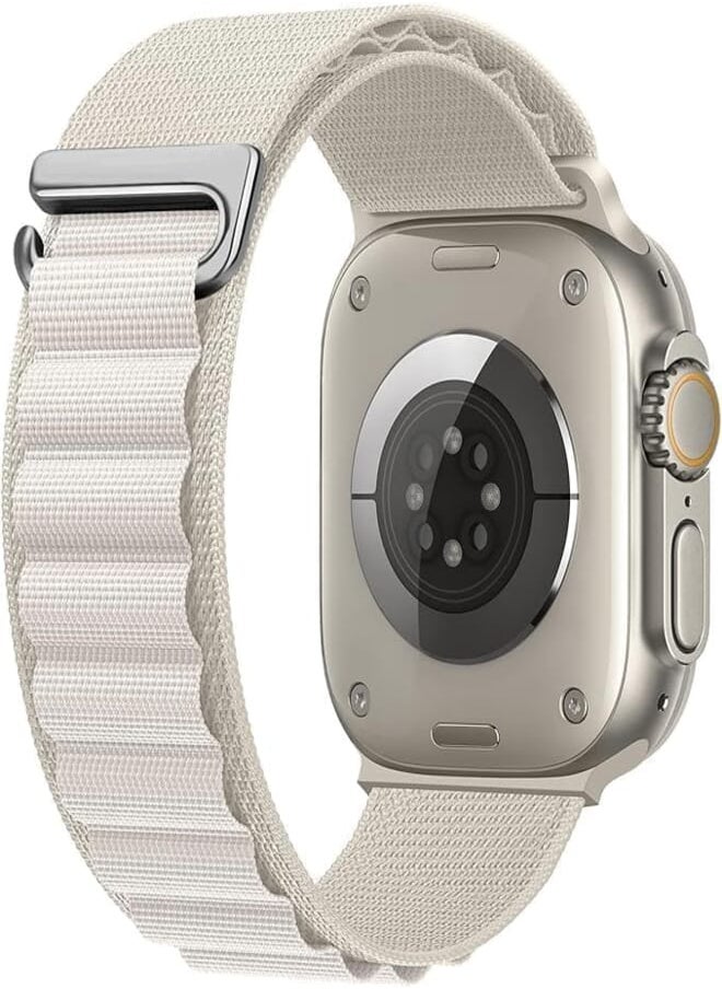 Next Next Store Alpine Loop Nylon Band Compatible with IWatch Ultra 2/Ultra Series 9/8/7/6/5/4/3/2/1 SE Size 49mm 45mm 44mm 42mm, Adjustable with Metal C-Hook Strap 