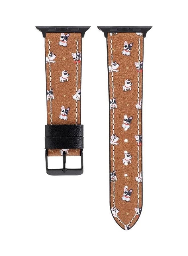NIBEMINENT Printed Watch Strap For Apple Series 7 45mm/6 & SE 5 4 44mm/3 2 1 42mm(B) Multicolour - Image 2