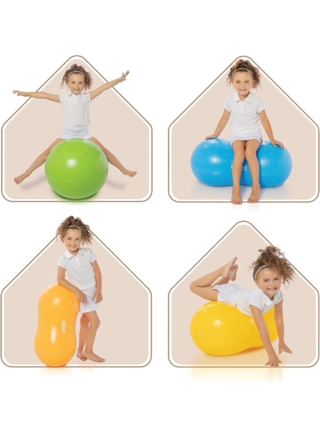 Milliard Peanut Ball Physio Roll for Exercise, Therapy, Labor, Birthing and Dog Training - Image 5