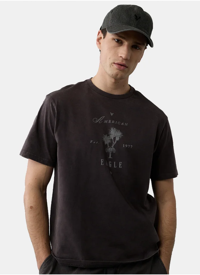American Eagle AE Logo Graphic T-Shirt