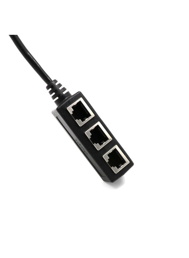 Generic RJ45 Ethernet One-to-three Network Cable Extension Patch Cord 1 Male To 3 Female Network Adapter Cable-Color:rj45 One In Three  - Image 5