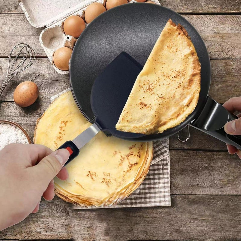 Contiup Silicone Fish Spatula Turner Half-Round Dense Spatulas Omelette Pancake Spatulas for Nonstick Cookware Egg 600Â°F Heat-Resistant - Image 4