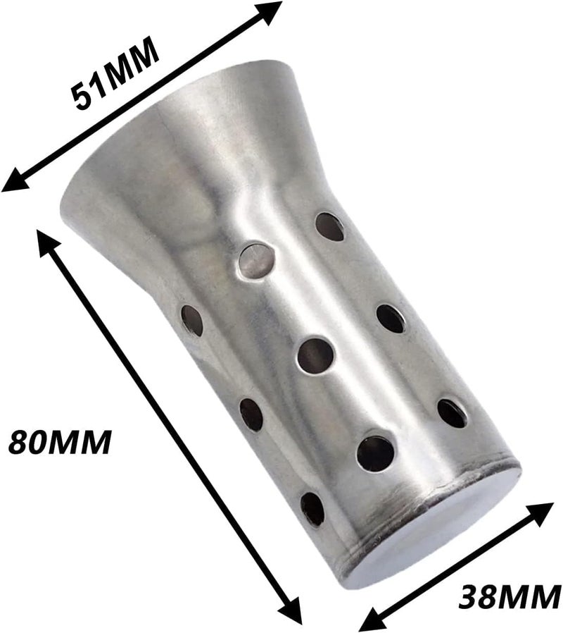 LKV Motorcycle DB Killer 51mm Universal Muffler Silencer Baffle Removable Noise Eliminator Compatible with Harley Moto Guzzi Honda Kawasaki Suzuki Yamaha Cruiser Scooter - Image 4