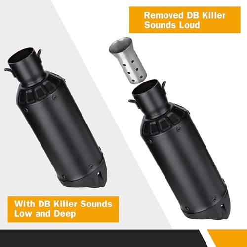 LKV Motorcycle DB Killer 51mm Universal Muffler Silencer Baffle Removable Noise Eliminator Compatible with Harley Moto Guzzi Honda Kawasaki Suzuki Yamaha Cruiser Scooter - Image 5