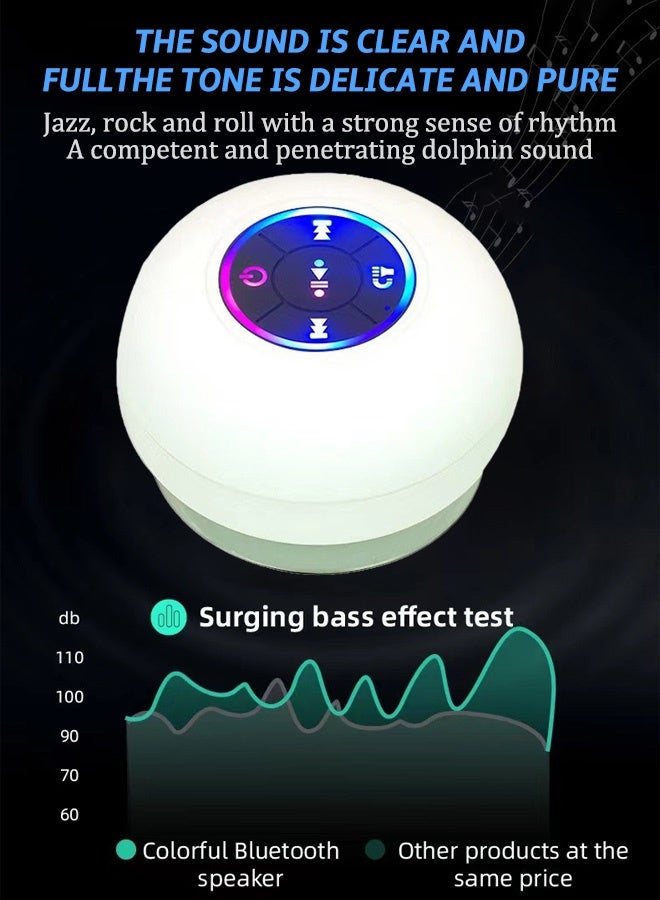 Suction cup multifunctional household waterproof Bluetooth speaker - Image 3