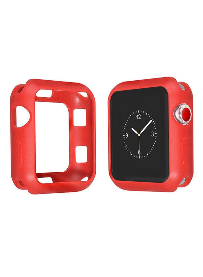 NIBEMINENT Protective Case For Apple Watch Series 4 40 mm/44 mm Red  - Image 1