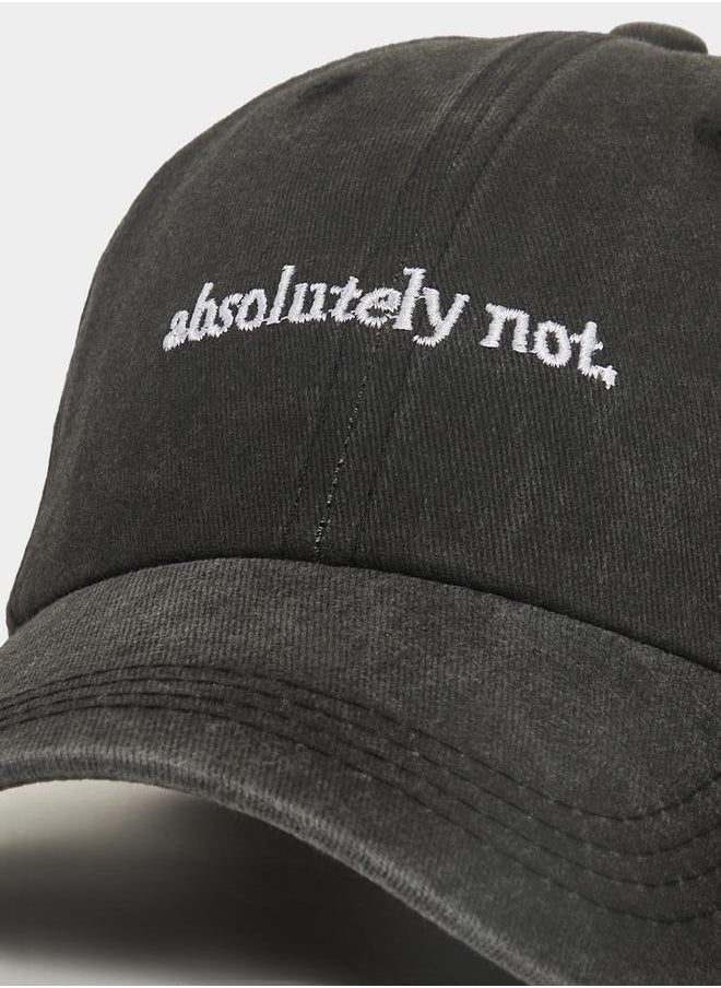 Styli - Embroidered Slogan Cap - Image 1