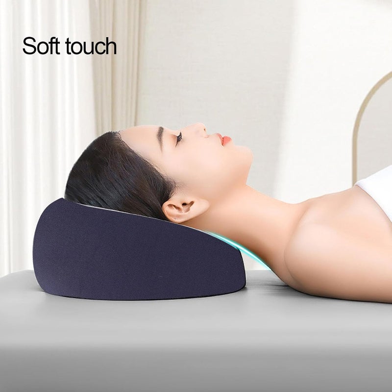 Ergonomic Zoned Face Down Cushion with Comfortable Memory Foam, Give You a Better Rest, Ventilation for Beauty Bed, Massage Bed (Navy Blue) - Image 2