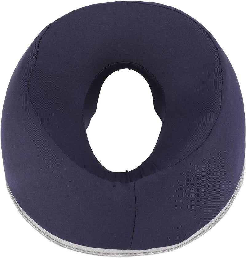 Ergonomic Zoned Face Down Cushion with Comfortable Memory Foam, Give You a Better Rest, Ventilation for Beauty Bed, Massage Bed (Navy Blue) - Image 1