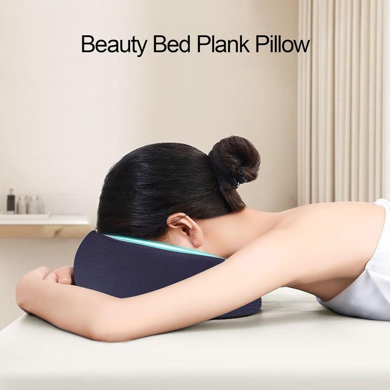 Ergonomic Zoned Face Down Cushion with Comfortable Memory Foam, Give You a Better Rest, Ventilation for Beauty Bed, Massage Bed (Navy Blue) - Image 5