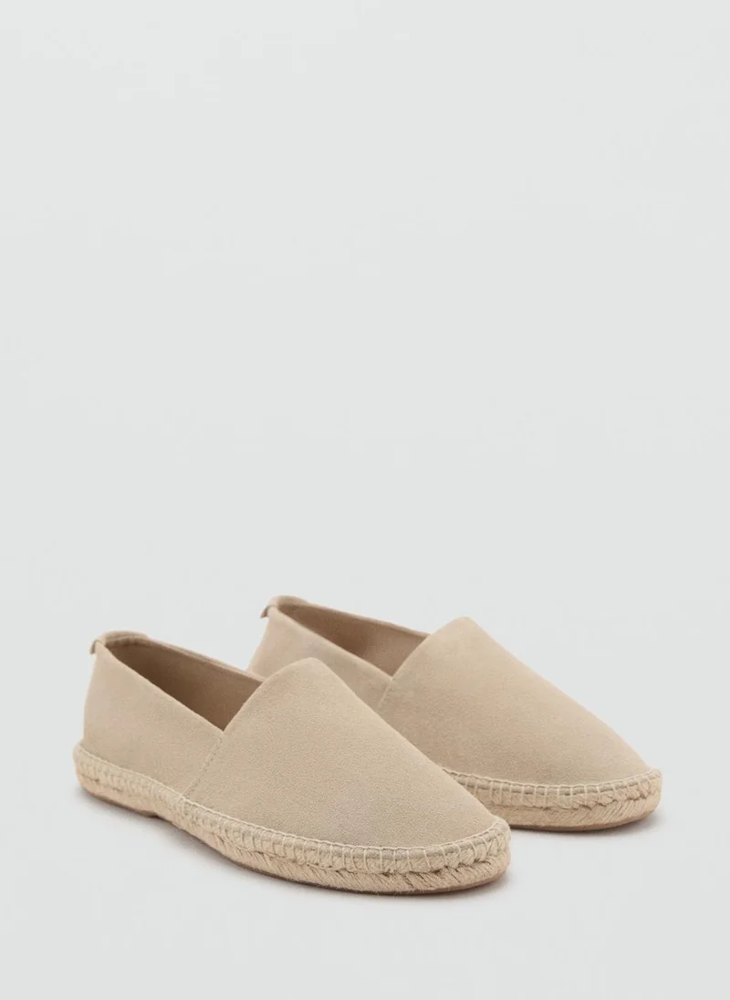 Mango Man Jute Suede Espadrilles