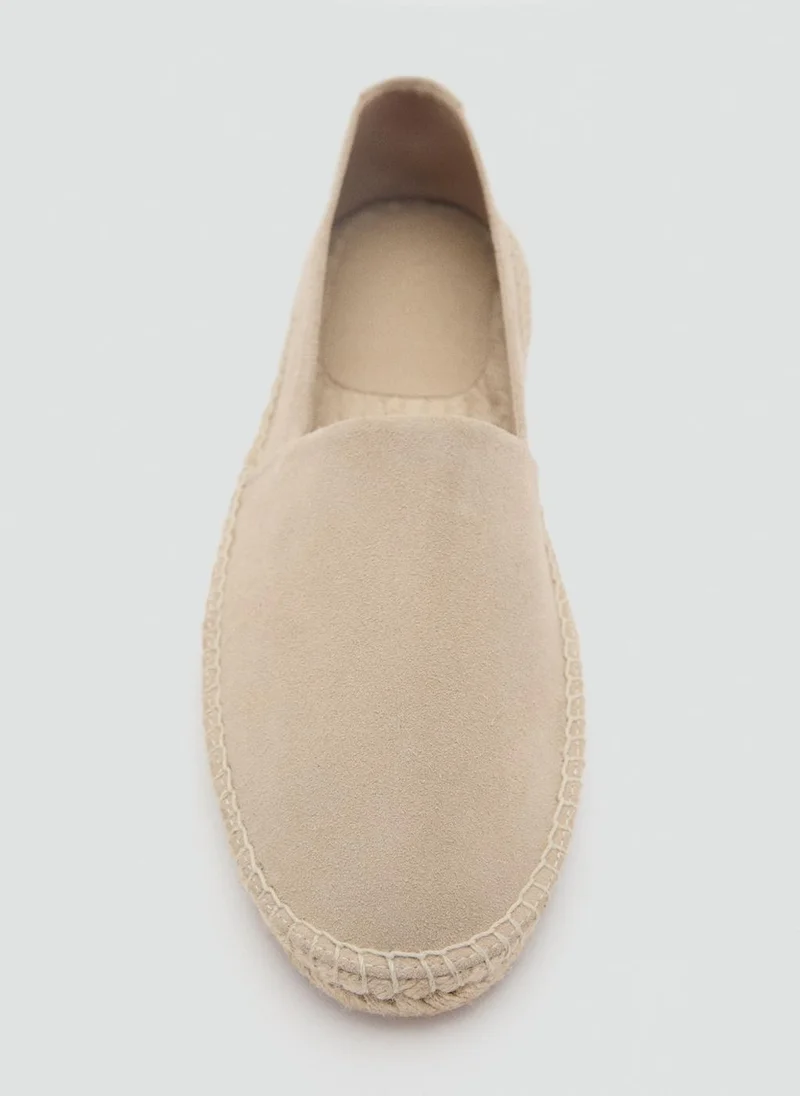 Mango Man Jute Suede Espadrilles