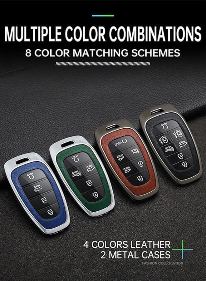 Smart Key Fob Cover Remote Key Shell Case Fit for Hyundai Sonata Santa Cruz Santa Fe Nexo Tucson Palisade - Image 4