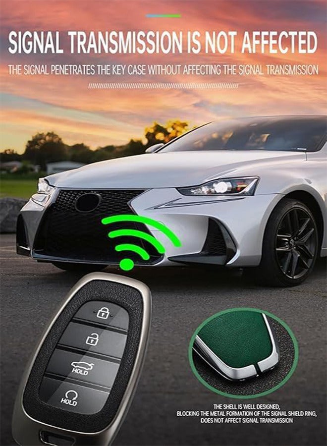 Smart Key Fob Cover Remote Key Shell Case Fit for Hyundai Sonata Santa Cruz Santa Fe Nexo Tucson Palisade - Image 3