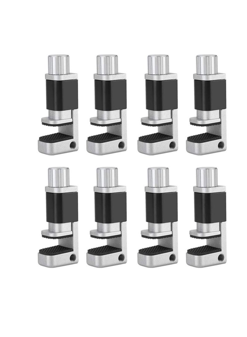 Y&D Phone Screen Repair Clamp, 8PCS with Protective Rubber Pad, Adjustable Clip Fixture Tools, Fastening Clamp Clip, Compatible iPad Tablet iPhone Replacement - Image 1