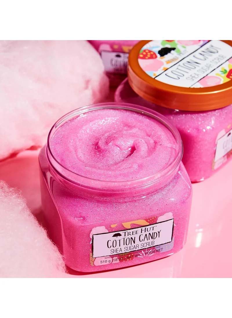 Tree Hut Cotton Candy Shea Sugar Exfoliating & Hydrating Scrub 510 Gm