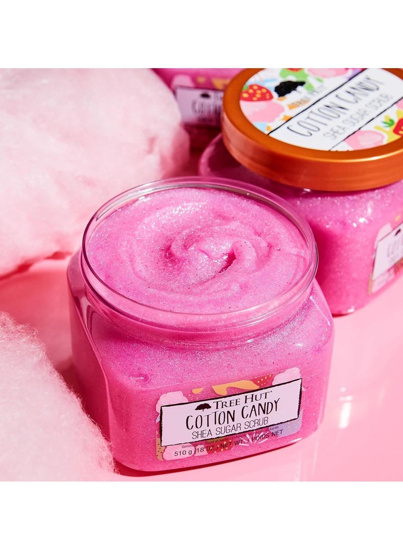 Tree Hut Cotton Candy Shea Sugar Exfoliating & Hydrating Scrub 510 Gm  - Image 2