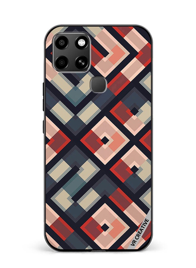 VR CREATIVE Protective Case Cover For Infinix Smart 6 Pattern Design Multicolour - Image 1