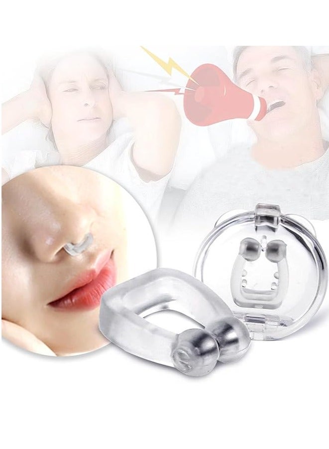Generic Anti Snoring Devices, Snore Stopper with Adjustable Magnet, Silicone Nose Clip Stop Snoring, Anti Snoring Nose Clip (4PCS)  - Image 2