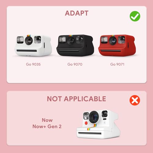 Yinke Case for Instant Camera, Hard Organizer Portable Carry Travel Cover Storage Bag, Gradient Color, Suitcase - Image 2