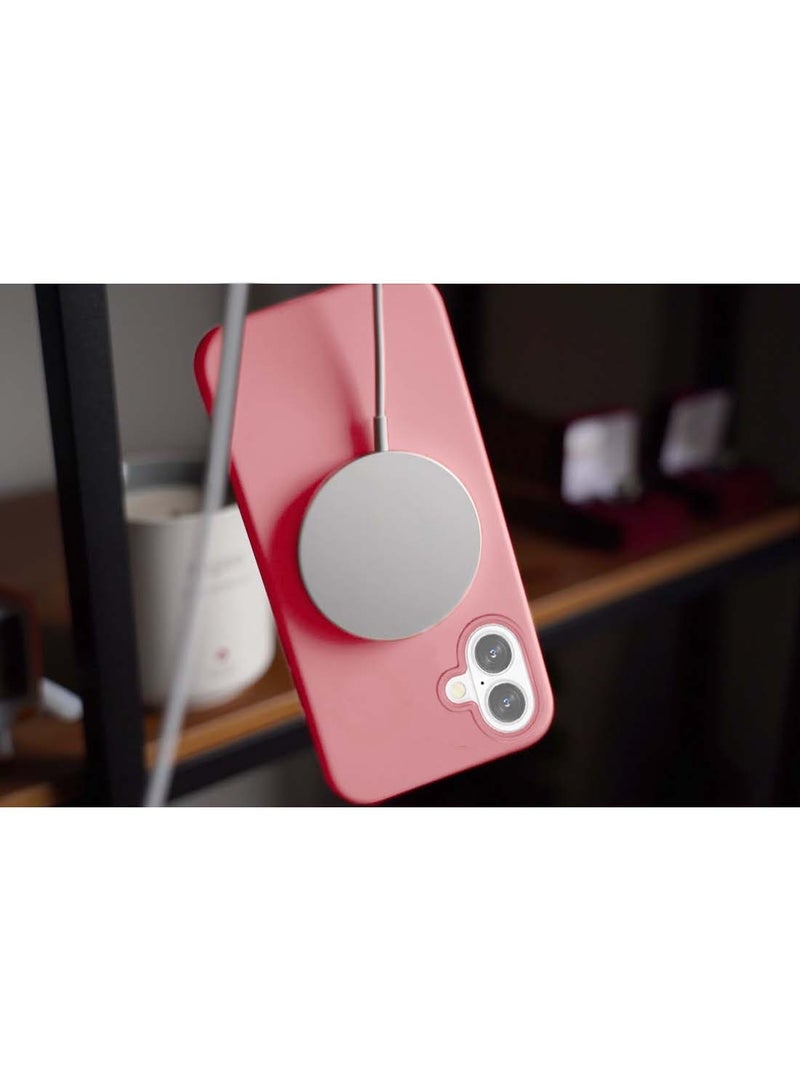 Wtech Apple iPhone 16 Plus 2024 Premium Liquid Silicone Case Cover - Pink - Image 5