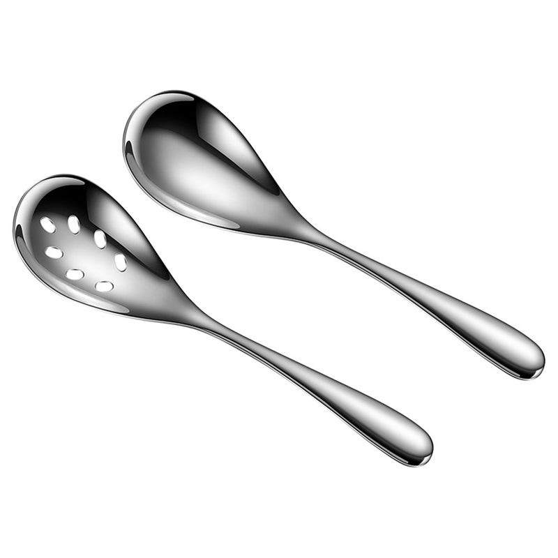 🍳 ملاعق مطبخ من الستانلس ستيل سطح أملس سهل التنظيف ويدوم طويلا - Image 1