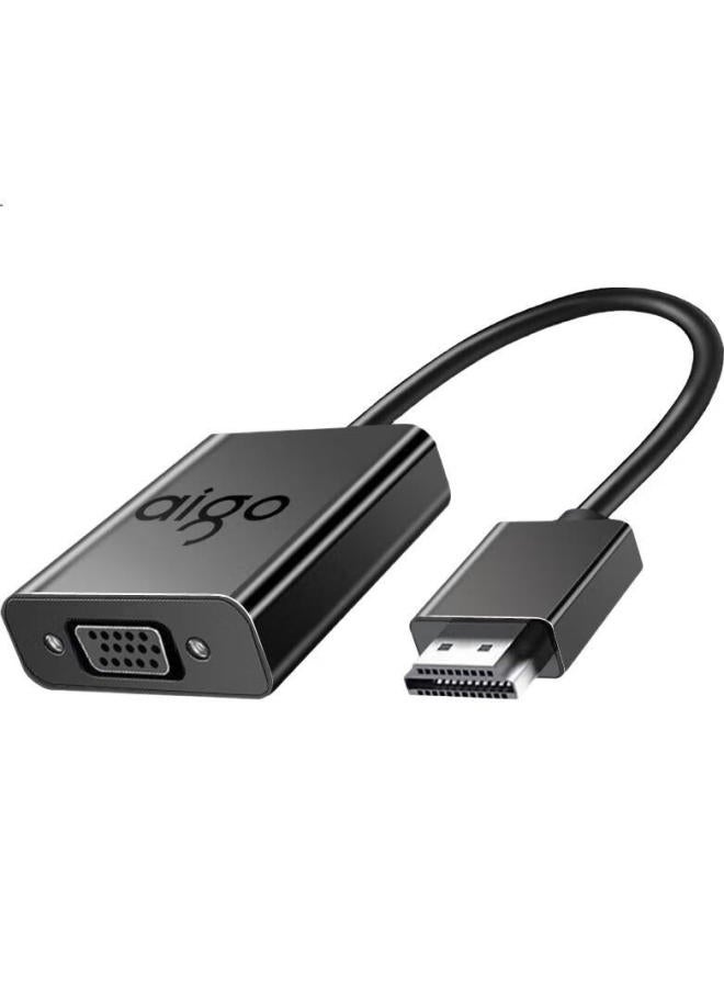 Aigo Hdmi To Vga Converter, High-Definition Video Conference Expansion Dock, Presentation Split-Screen Expansion Dock, Laptop/Pc/Tv Box/Projector Adapter Kh01 - Image 2