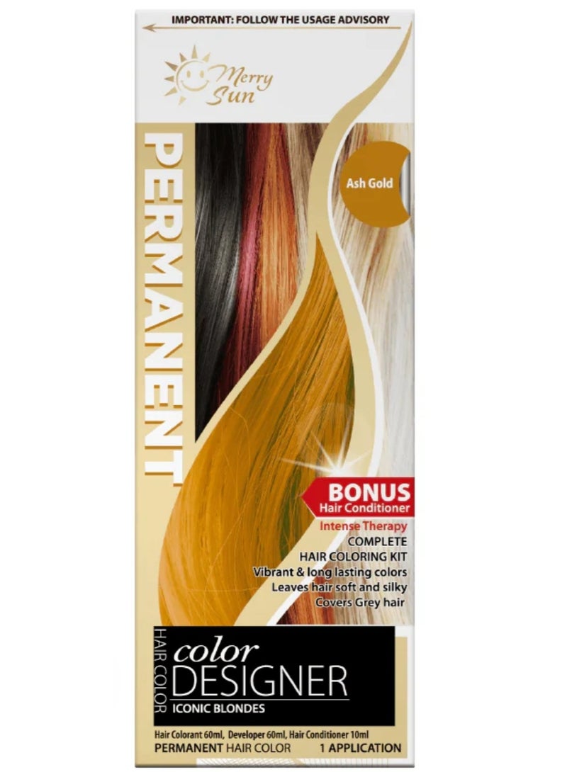 ميلاد سعيد صبغة شعر دائمة من ميري صن - ذهبي رمادي