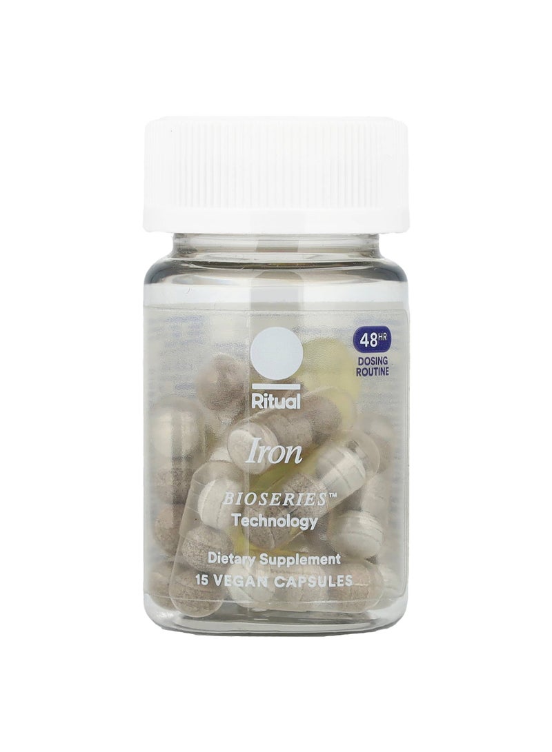 Ritual Iron, 15 Vegan Capsules - Image 1