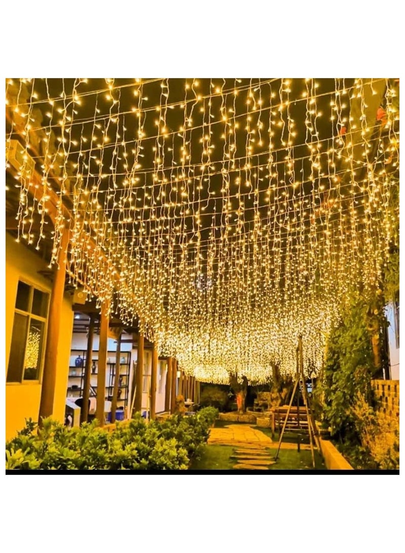 DLC Ramadan Decorations Hanging Luminous Curtain Led Light 3x3 meters Size With 250 Led Light - Image 2