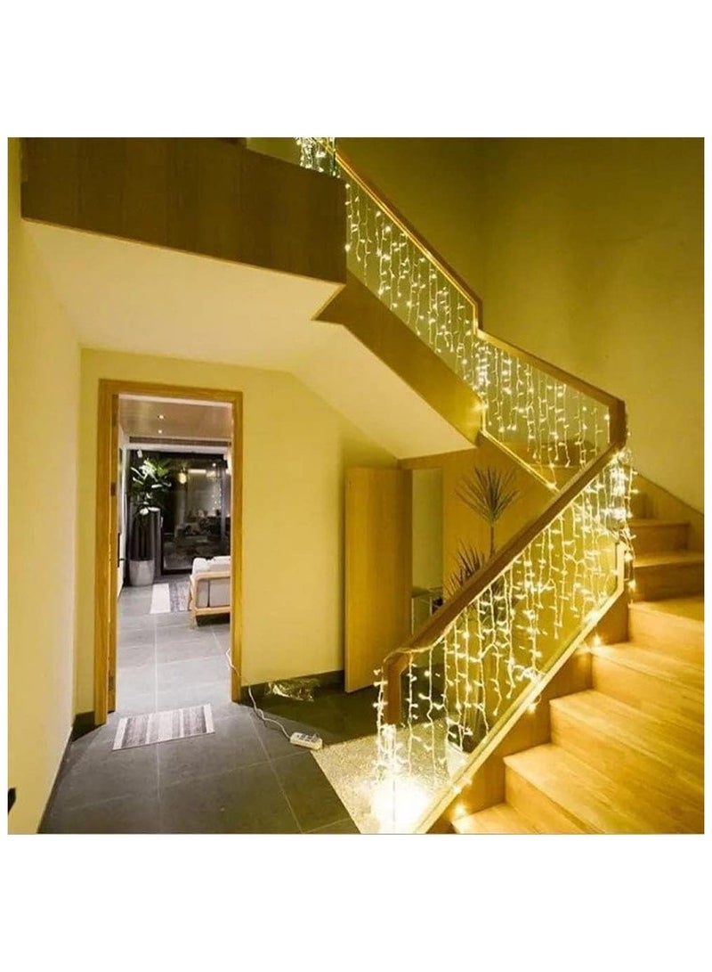 DLC Ramadan Decorations Hanging Luminous Curtain Led Light 3x3 meters Size With 250 Led Light - Image 5