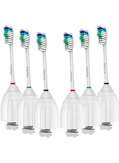 Rightdeal Replacement Toothbrush Heads Compatible With Philips Sonicare Toothbrush Electric Handle For Sonicare E Series Essence Xtreme Elite Advance And Cleancare Toothbrush 6 Pack