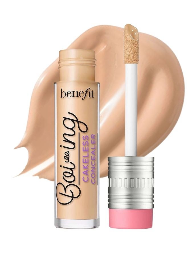 Benefit Cosmetics Boi-ing Cakeless Full Coverage Waterproof Liquid Concealer – 05 medium/neutral undertone, 5 ml | Long-Lasting, Crease-Proof & Sweat-Resistant Concealer - Image 1