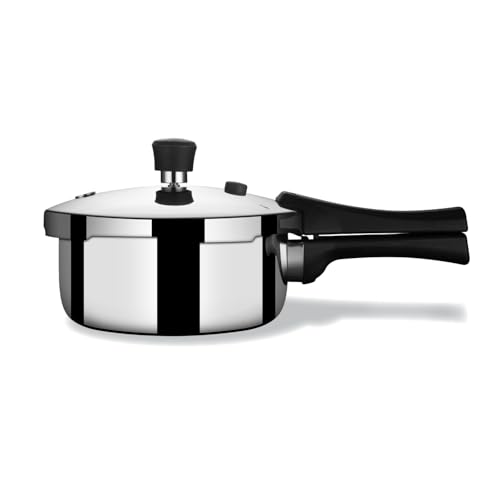 Stahl Xpress Triply 1 L Pressure Cooker Baby, Induction Cooker, Outer Lid Pressure Cooker, Induction & Gas Stove Compatible, 5 Years Warranty - Image 1