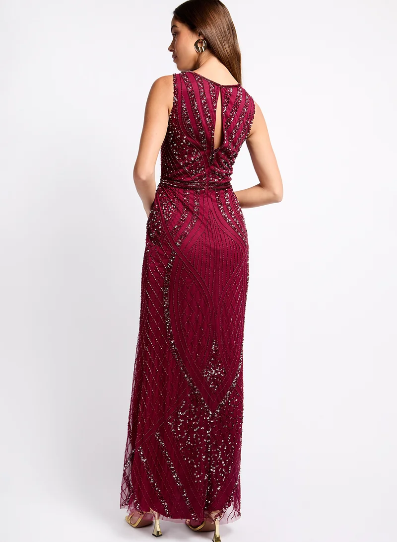Little Mistress Sequin Embellished Dress