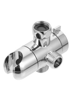 Excefore Hose Bracket for Bathroom Accessory, Shower Three-way Way Arm Inch Use Water Mounted Hardware, Three Valves Head Divider, For Rain Shower Head & Handheld Shower Head  - Image 1