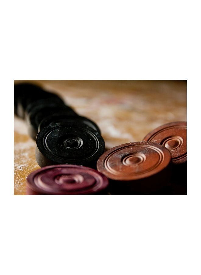 Briovy Matte Finish Carrom Board With Coins Set b4 - Image 3