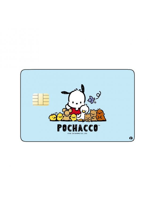 RKN PRINTED BANK CARD STICKER Pochacco Anime Character - Image 1