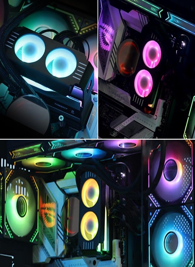 ITleads RGB RAM Cooler Fans，5v/3-Pin ARGB Light Effect RAM Fans for DDR/DDR2/DDR3/DDR5/DDR5. - Image 2