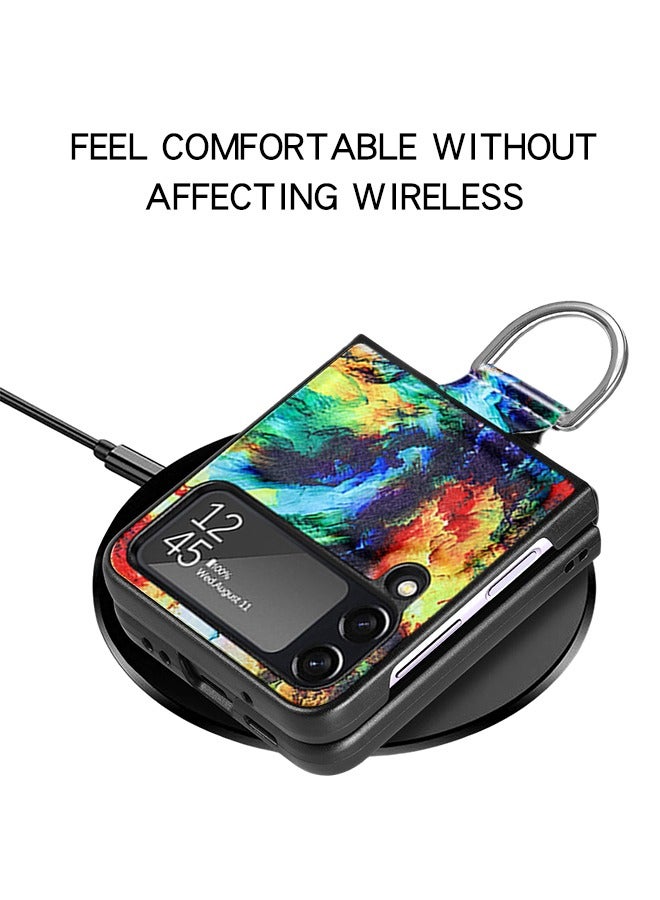 GROIC Compatible with Samsung Galaxy Z Flip 4 6.7" 5G Case Gorgeous Colours Anti-Scratch Solid Hard Non-Slip Shockproof Phone Case Cover for Samsung Galaxy Z Flip 4 5G - Image 4