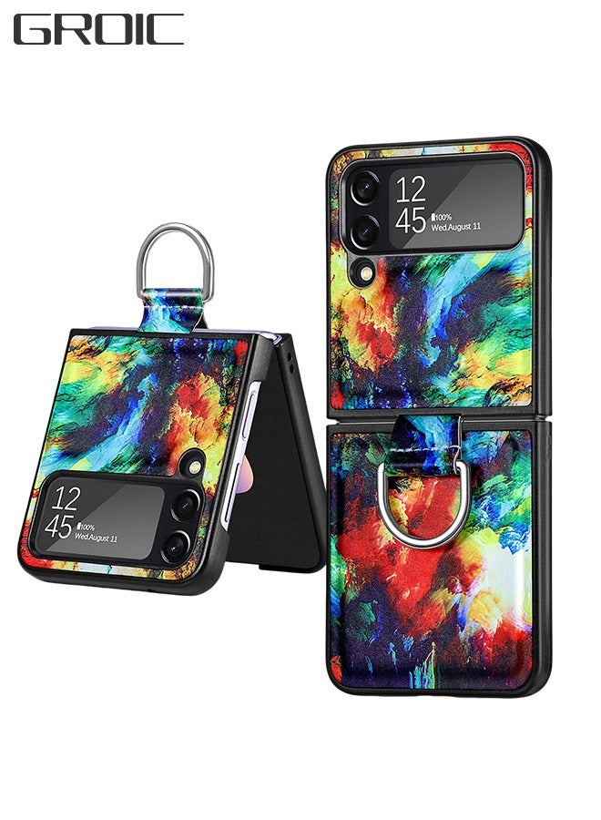 GROIC Compatible with Samsung Galaxy Z Flip 4 6.7" 5G Case Gorgeous Colours Anti-Scratch Solid Hard Non-Slip Shockproof Phone Case Cover for Samsung Galaxy Z Flip 4 5G - Image 1