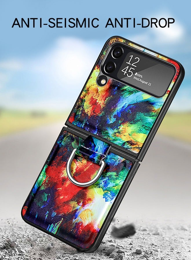 GROIC Compatible with Samsung Galaxy Z Flip 4 6.7" 5G Case Gorgeous Colours Anti-Scratch Solid Hard Non-Slip Shockproof Phone Case Cover for Samsung Galaxy Z Flip 4 5G - Image 3