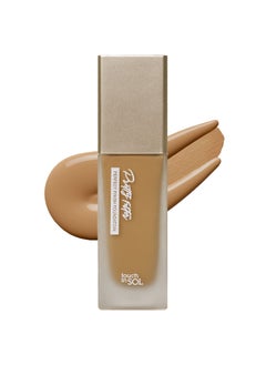 Touch in Sol TOUCH IN SOL Pretty Filter Perfect Finish Foundation for Flawless Natural Look Lightweight and FullCoverage Matte Base for All Skin Types Face Makeup with Natural Ingredients 118 floz 4 Tan 