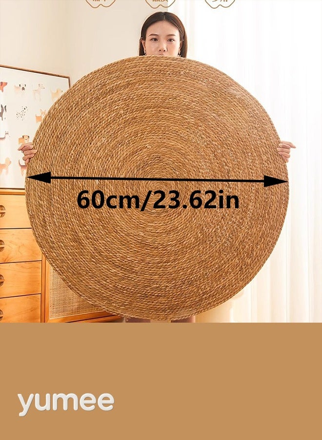 yumee Large Dandelion Cat Scratching Board Durable Natural Fiber Claw Scratcher and Cozy Sleeping Mat for Indoor Cats - Image 2