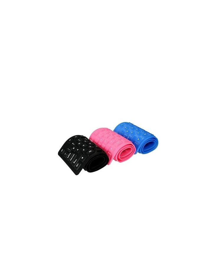 I-Rock - Keys USB Silicone Flexible Foldable Keyboard Waterproof Dustproof USB Silent Keys for Laptop Keyboard - Image 1